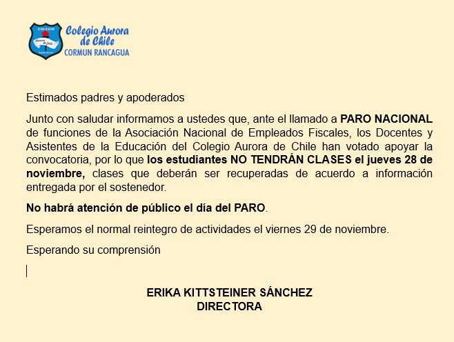 suspencion de clases